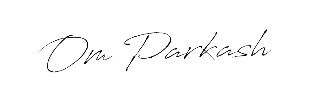 How to make Om Parkash name signature. Use Antro_Vectra style for creating short signs online. This is the latest handwritten sign. Om Parkash signature style 6 images and pictures png