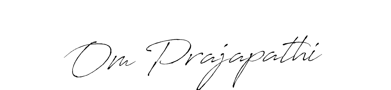 Also You can easily find your signature by using the search form. We will create Om Prajapathi name handwritten signature images for you free of cost using Antro_Vectra sign style. Om Prajapathi signature style 6 images and pictures png