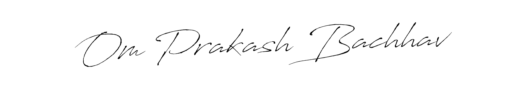 Om Prakash Bachhav stylish signature style. Best Handwritten Sign (Antro_Vectra) for my name. Handwritten Signature Collection Ideas for my name Om Prakash Bachhav. Om Prakash Bachhav signature style 6 images and pictures png