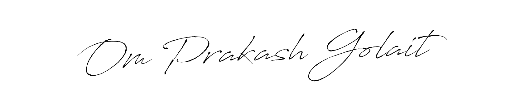 Use a signature maker to create a handwritten signature online. With this signature software, you can design (Antro_Vectra) your own signature for name Om Prakash Golait. Om Prakash Golait signature style 6 images and pictures png