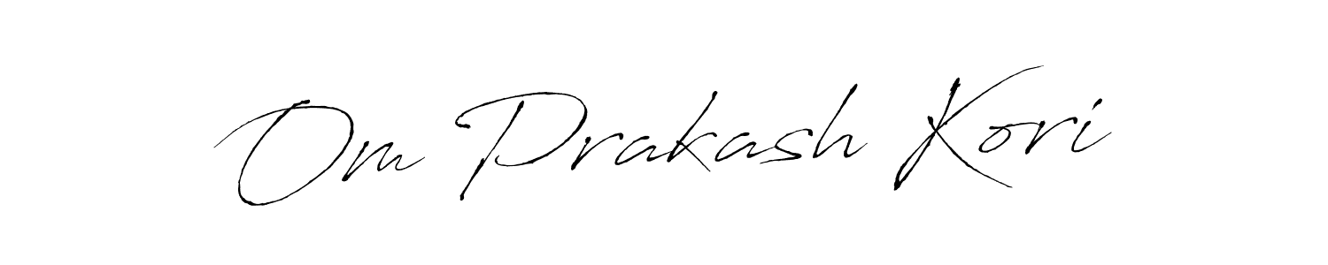Make a short Om Prakash Kori signature style. Manage your documents anywhere anytime using Antro_Vectra. Create and add eSignatures, submit forms, share and send files easily. Om Prakash Kori signature style 6 images and pictures png