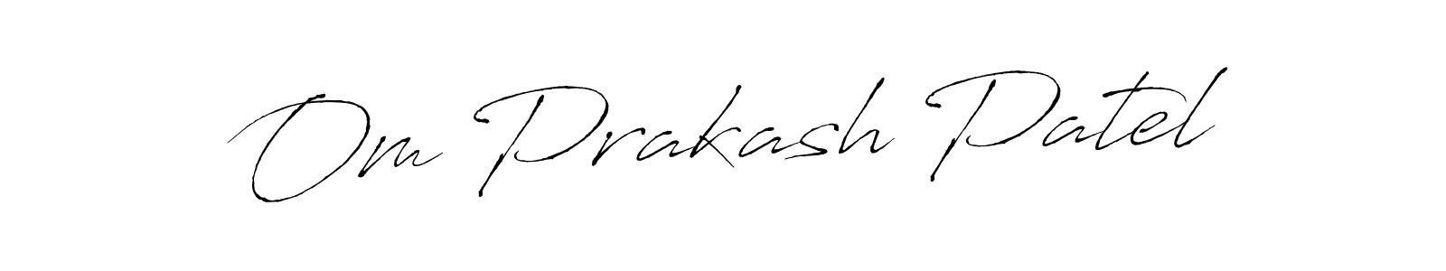 Make a short Om Prakash Patel signature style. Manage your documents anywhere anytime using Antro_Vectra. Create and add eSignatures, submit forms, share and send files easily. Om Prakash Patel signature style 6 images and pictures png