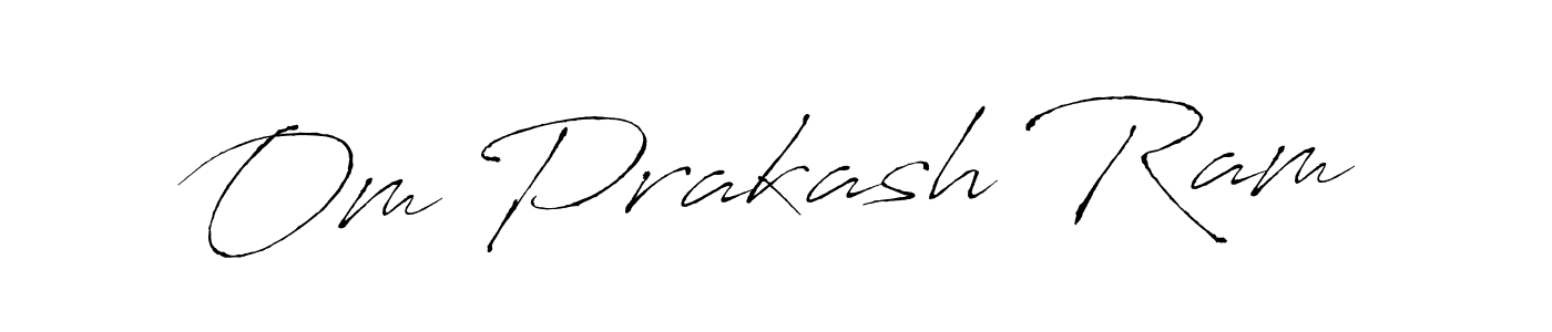 How to make Om Prakash Ram signature? Antro_Vectra is a professional autograph style. Create handwritten signature for Om Prakash Ram name. Om Prakash Ram signature style 6 images and pictures png