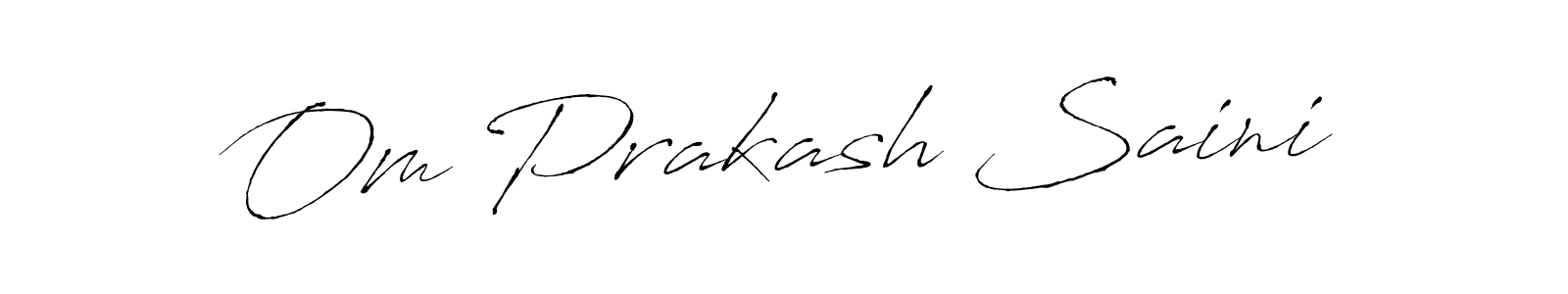 Also You can easily find your signature by using the search form. We will create Om Prakash Saini name handwritten signature images for you free of cost using Antro_Vectra sign style. Om Prakash Saini signature style 6 images and pictures png