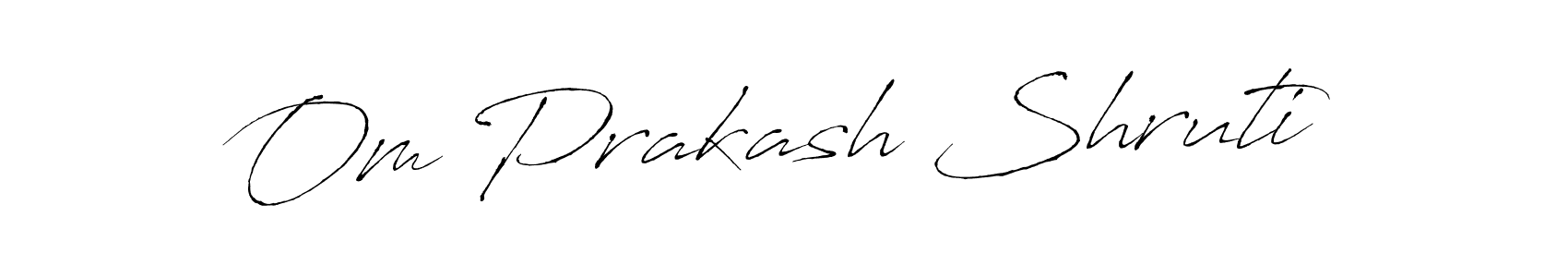 Use a signature maker to create a handwritten signature online. With this signature software, you can design (Antro_Vectra) your own signature for name Om Prakash Shruti. Om Prakash Shruti signature style 6 images and pictures png