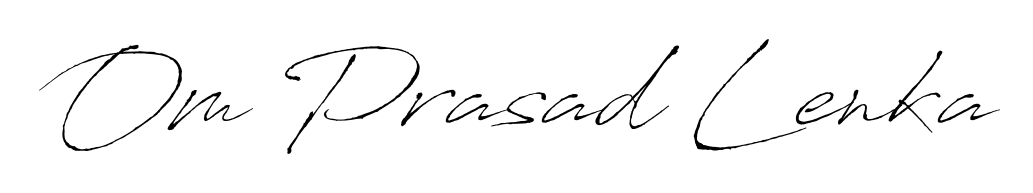 Transform the name Om Prasad Lenka into a signature masterpiece using Antro_Vectra font. Ideal for photographers, artists, and creators looking for watermarks. Om Prasad Lenka signature style 6 images and pictures png
