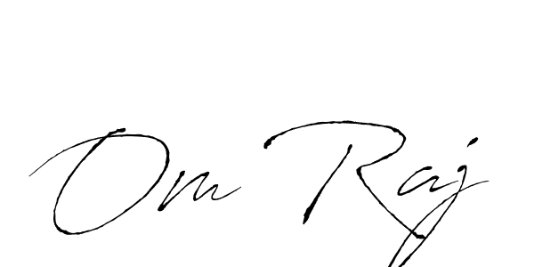 Make a beautiful signature design for name Om Raj. With this signature (Antro_Vectra) style, you can create a handwritten signature for free. Om Raj signature style 6 images and pictures png