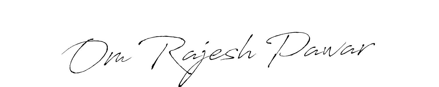 This is the best signature style for the Om Rajesh Pawar name. Also you like these signature font (Antro_Vectra). Mix name signature. Om Rajesh Pawar signature style 6 images and pictures png