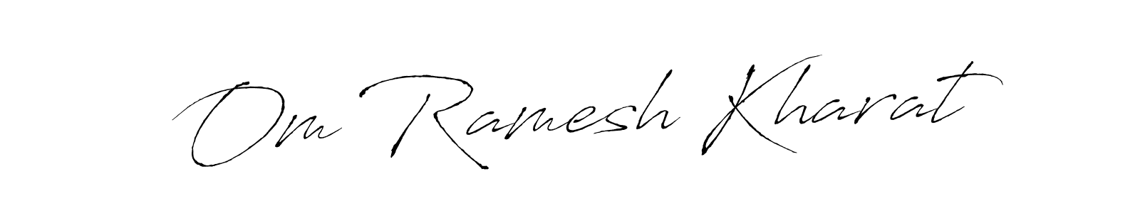 Make a beautiful signature design for name Om Ramesh Kharat. With this signature (Antro_Vectra) style, you can create a handwritten signature for free. Om Ramesh Kharat signature style 6 images and pictures png