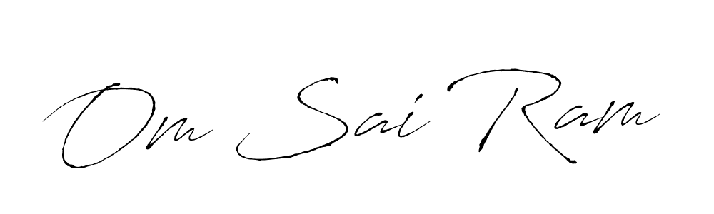 Use a signature maker to create a handwritten signature online. With this signature software, you can design (Antro_Vectra) your own signature for name Om Sai Ram. Om Sai Ram signature style 6 images and pictures png