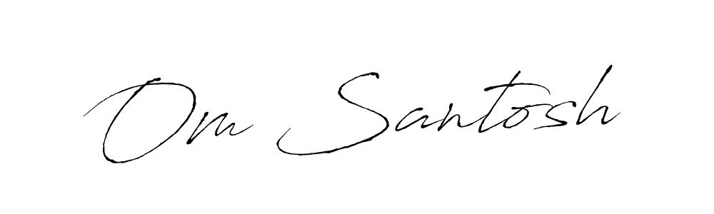 How to Draw Om Santosh signature style? Antro_Vectra is a latest design signature styles for name Om Santosh. Om Santosh signature style 6 images and pictures png