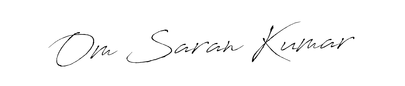 Make a beautiful signature design for name Om Saran Kumar. Use this online signature maker to create a handwritten signature for free. Om Saran Kumar signature style 6 images and pictures png