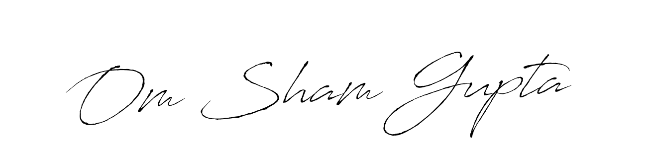 This is the best signature style for the Om Sham Gupta name. Also you like these signature font (Antro_Vectra). Mix name signature. Om Sham Gupta signature style 6 images and pictures png