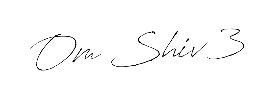 The best way (Antro_Vectra) to make a short signature is to pick only two or three words in your name. The name Om Shiv 3 include a total of six letters. For converting this name. Om Shiv 3 signature style 6 images and pictures png