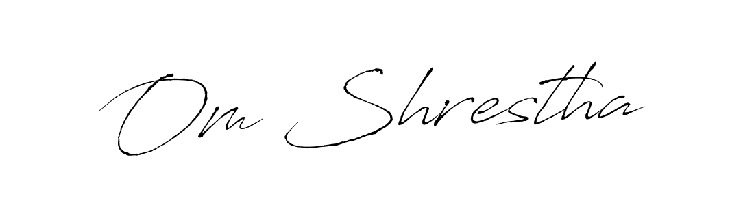 It looks lik you need a new signature style for name Om Shrestha. Design unique handwritten (Antro_Vectra) signature with our free signature maker in just a few clicks. Om Shrestha signature style 6 images and pictures png