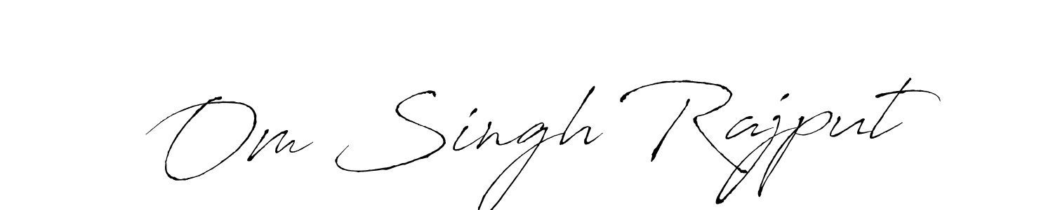Also we have Om Singh Rajput name is the best signature style. Create professional handwritten signature collection using Antro_Vectra autograph style. Om Singh Rajput signature style 6 images and pictures png