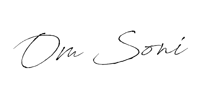 Similarly Antro_Vectra is the best handwritten signature design. Signature creator online .You can use it as an online autograph creator for name Om Soni. Om Soni signature style 6 images and pictures png