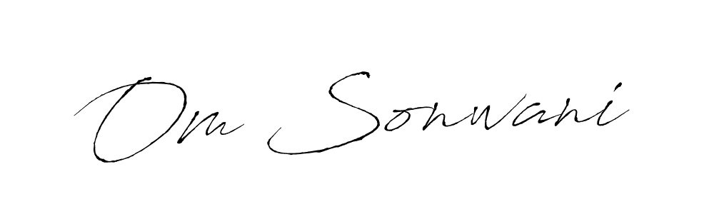 if you are searching for the best signature style for your name Om Sonwani. so please give up your signature search. here we have designed multiple signature styles  using Antro_Vectra. Om Sonwani signature style 6 images and pictures png