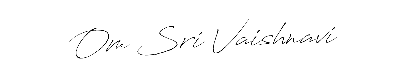 Also You can easily find your signature by using the search form. We will create Om Sri Vaishnavi name handwritten signature images for you free of cost using Antro_Vectra sign style. Om Sri Vaishnavi signature style 6 images and pictures png