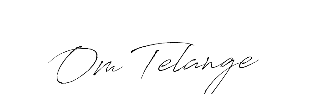 Om Telange stylish signature style. Best Handwritten Sign (Antro_Vectra) for my name. Handwritten Signature Collection Ideas for my name Om Telange. Om Telange signature style 6 images and pictures png