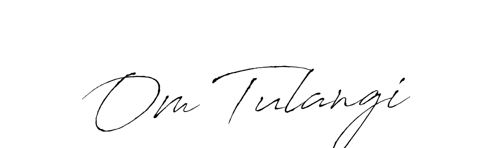 Om Tulangi stylish signature style. Best Handwritten Sign (Antro_Vectra) for my name. Handwritten Signature Collection Ideas for my name Om Tulangi. Om Tulangi signature style 6 images and pictures png