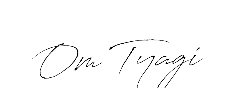You should practise on your own different ways (Antro_Vectra) to write your name (Om Tyagi) in signature. don't let someone else do it for you. Om Tyagi signature style 6 images and pictures png