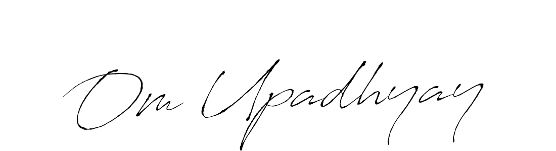 Use a signature maker to create a handwritten signature online. With this signature software, you can design (Antro_Vectra) your own signature for name Om Upadhyay. Om Upadhyay signature style 6 images and pictures png