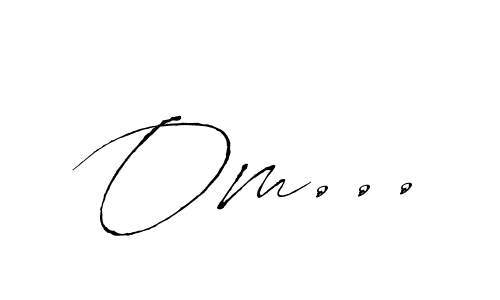 This is the best signature style for the Om... name. Also you like these signature font (Antro_Vectra). Mix name signature. Om... signature style 6 images and pictures png