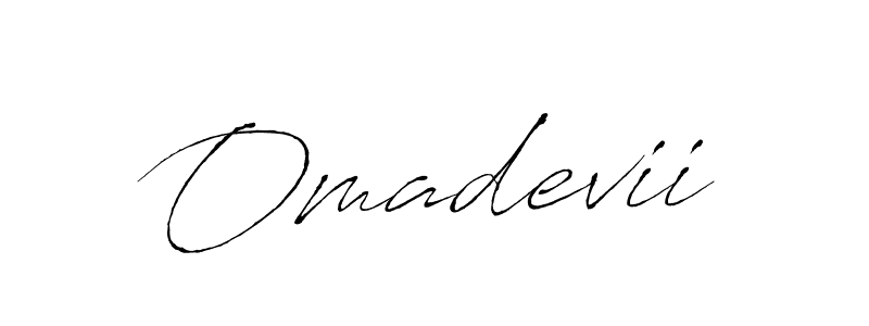 Omadevii stylish signature style. Best Handwritten Sign (Antro_Vectra) for my name. Handwritten Signature Collection Ideas for my name Omadevii. Omadevii signature style 6 images and pictures png