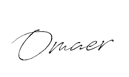 Use a signature maker to create a handwritten signature online. With this signature software, you can design (Antro_Vectra) your own signature for name Omaer. Omaer signature style 6 images and pictures png