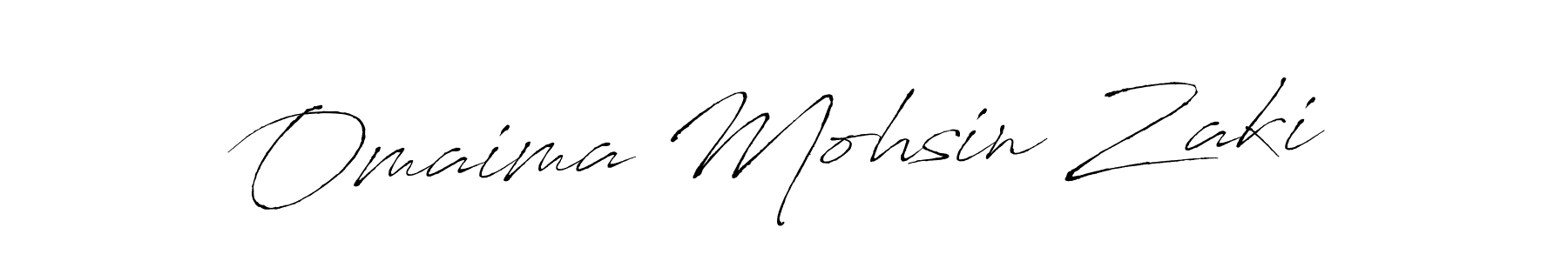 Design your own signature with our free online signature maker. With this signature software, you can create a handwritten (Antro_Vectra) signature for name Omaima Mohsin Zaki. Omaima Mohsin Zaki signature style 6 images and pictures png