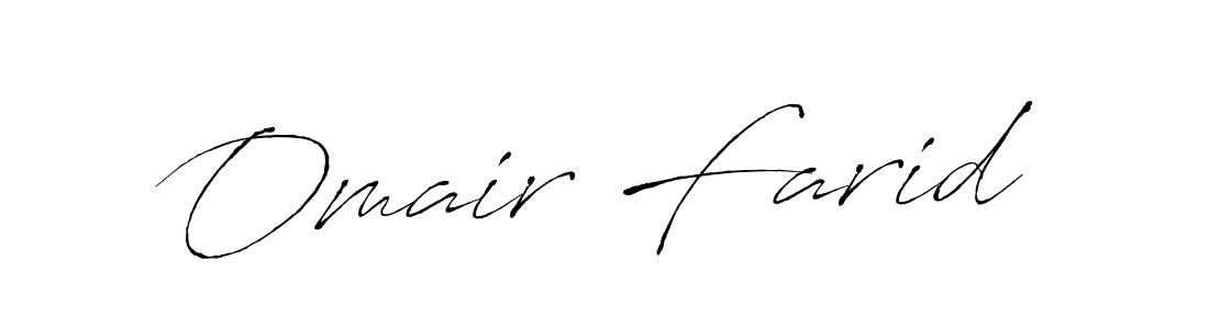 Design your own signature with our free online signature maker. With this signature software, you can create a handwritten (Antro_Vectra) signature for name Omair Farid. Omair Farid signature style 6 images and pictures png