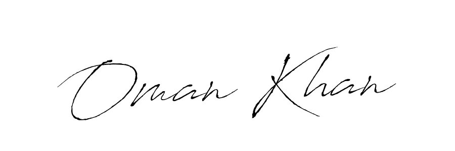 How to make Oman Khan signature? Antro_Vectra is a professional autograph style. Create handwritten signature for Oman Khan name. Oman Khan signature style 6 images and pictures png