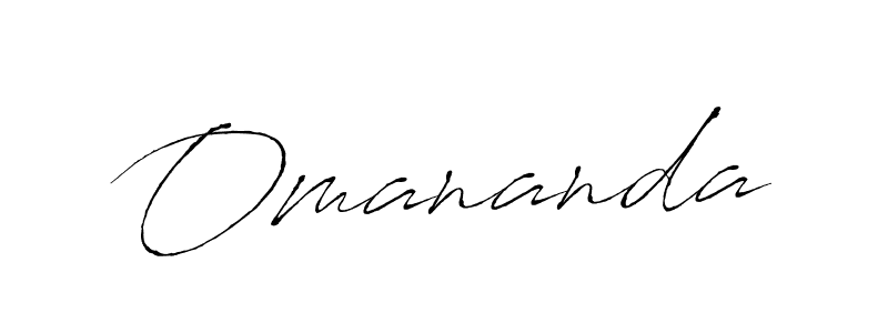 The best way (Antro_Vectra) to make a short signature is to pick only two or three words in your name. The name Omananda include a total of six letters. For converting this name. Omananda signature style 6 images and pictures png