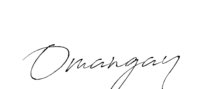 Make a beautiful signature design for name Omangay. With this signature (Antro_Vectra) style, you can create a handwritten signature for free. Omangay signature style 6 images and pictures png