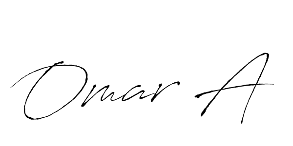 The best way (Antro_Vectra) to make a short signature is to pick only two or three words in your name. The name Omar A include a total of six letters. For converting this name. Omar A signature style 6 images and pictures png