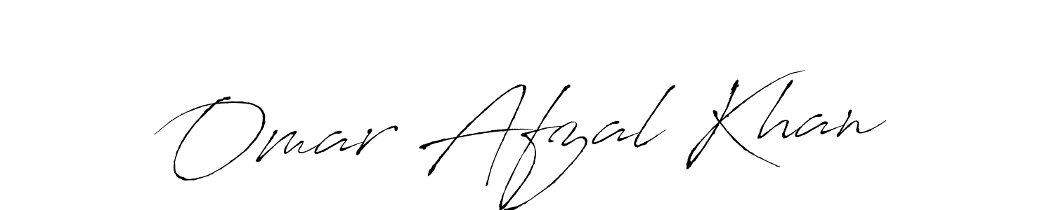 Make a beautiful signature design for name Omar Afzal Khan. With this signature (Antro_Vectra) style, you can create a handwritten signature for free. Omar Afzal Khan signature style 6 images and pictures png