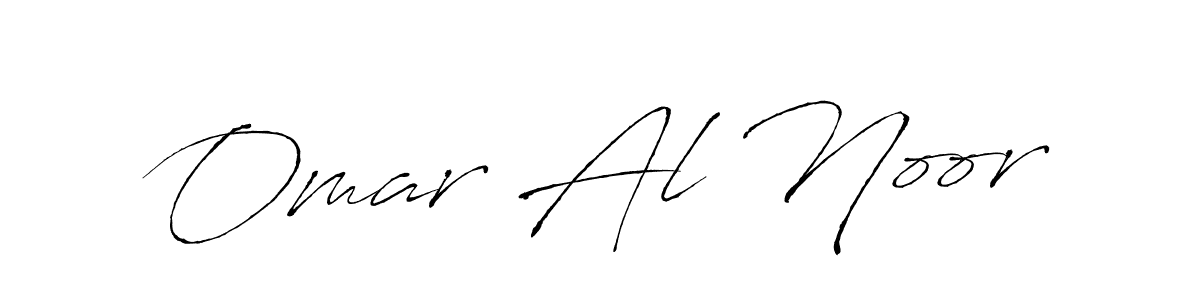 Omar Al Noor stylish signature style. Best Handwritten Sign (Antro_Vectra) for my name. Handwritten Signature Collection Ideas for my name Omar Al Noor. Omar Al Noor signature style 6 images and pictures png