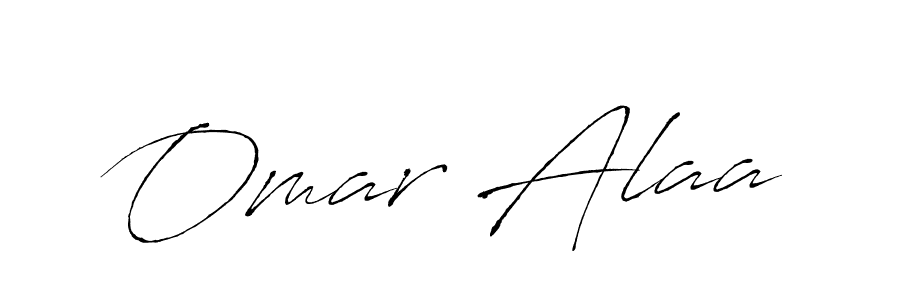 Design your own signature with our free online signature maker. With this signature software, you can create a handwritten (Antro_Vectra) signature for name Omar Alaa. Omar Alaa signature style 6 images and pictures png