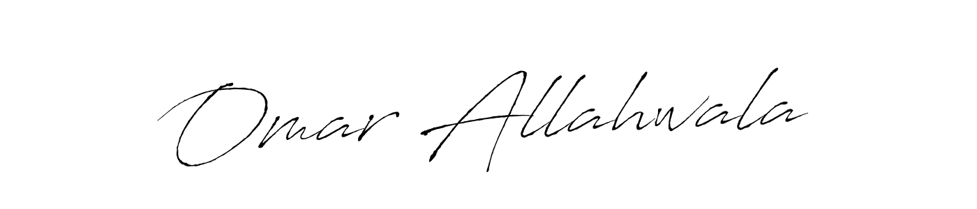 Also we have Omar Allahwala name is the best signature style. Create professional handwritten signature collection using Antro_Vectra autograph style. Omar Allahwala signature style 6 images and pictures png