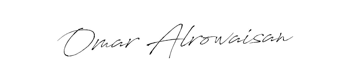 Similarly Antro_Vectra is the best handwritten signature design. Signature creator online .You can use it as an online autograph creator for name Omar Alrowaisan. Omar Alrowaisan signature style 6 images and pictures png