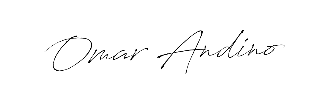 Design your own signature with our free online signature maker. With this signature software, you can create a handwritten (Antro_Vectra) signature for name Omar Andino. Omar Andino signature style 6 images and pictures png