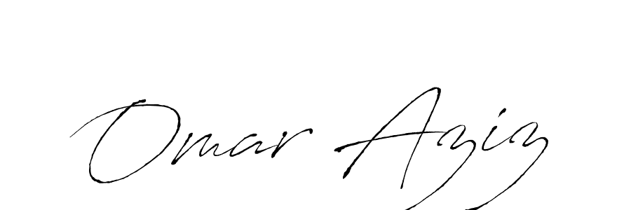 The best way (Antro_Vectra) to make a short signature is to pick only two or three words in your name. The name Omar Aziz include a total of six letters. For converting this name. Omar Aziz signature style 6 images and pictures png