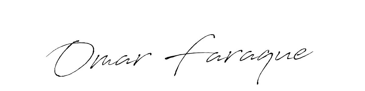 Design your own signature with our free online signature maker. With this signature software, you can create a handwritten (Antro_Vectra) signature for name Omar Faraque. Omar Faraque signature style 6 images and pictures png