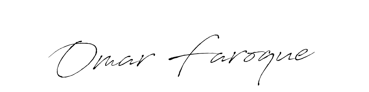 Design your own signature with our free online signature maker. With this signature software, you can create a handwritten (Antro_Vectra) signature for name Omar Faroque. Omar Faroque signature style 6 images and pictures png