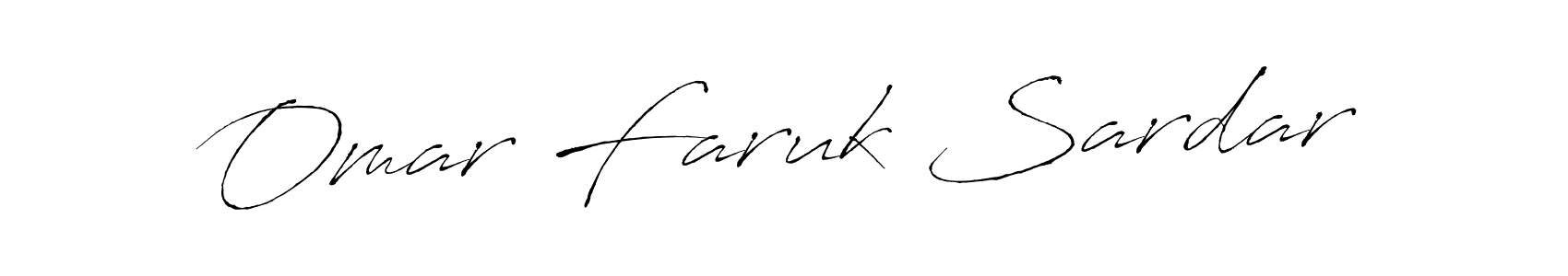 Omar Faruk Sardar stylish signature style. Best Handwritten Sign (Antro_Vectra) for my name. Handwritten Signature Collection Ideas for my name Omar Faruk Sardar. Omar Faruk Sardar signature style 6 images and pictures png