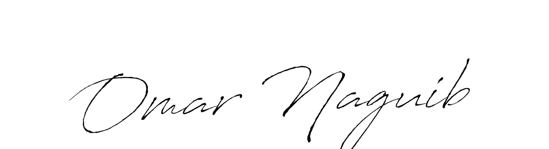 Design your own signature with our free online signature maker. With this signature software, you can create a handwritten (Antro_Vectra) signature for name Omar Naguib. Omar Naguib signature style 6 images and pictures png