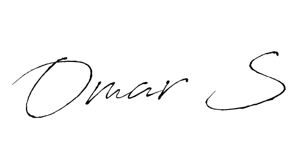 Omar S stylish signature style. Best Handwritten Sign (Antro_Vectra) for my name. Handwritten Signature Collection Ideas for my name Omar S. Omar S signature style 6 images and pictures png