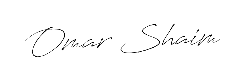 How to make Omar Shaim name signature. Use Antro_Vectra style for creating short signs online. This is the latest handwritten sign. Omar Shaim signature style 6 images and pictures png