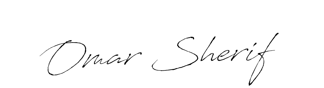 Design your own signature with our free online signature maker. With this signature software, you can create a handwritten (Antro_Vectra) signature for name Omar Sherif. Omar Sherif signature style 6 images and pictures png